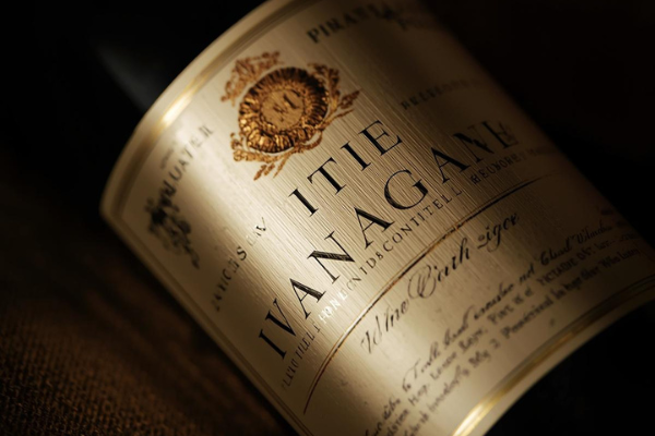 AI designed vintage lable