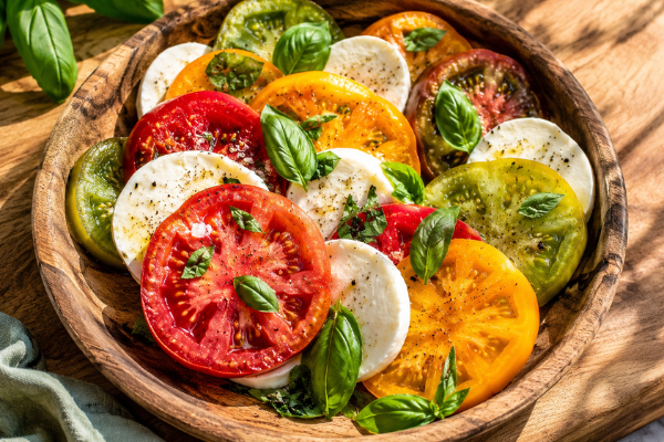 Caprese Salad Outdoors
